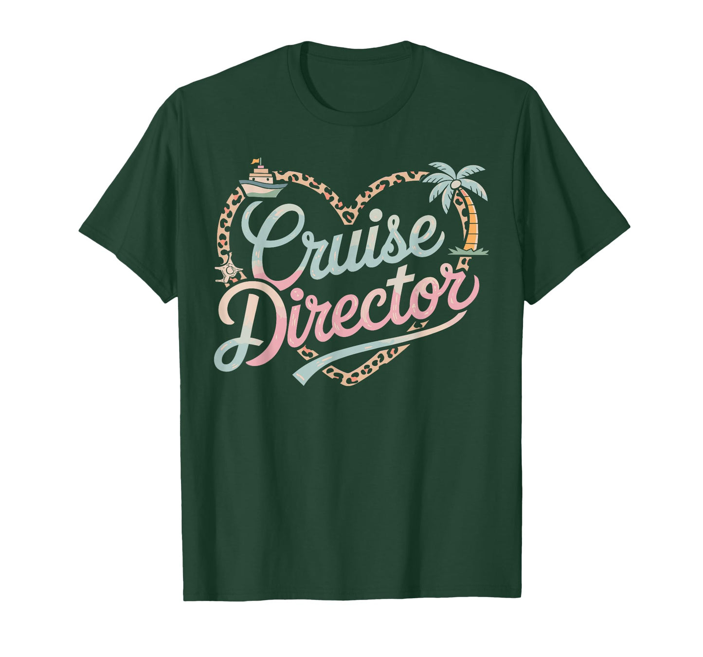 Funny Cruise Director Appreciation JM Unisex-Adults Black Small Crew Neck Short Sleeve T-Shirt