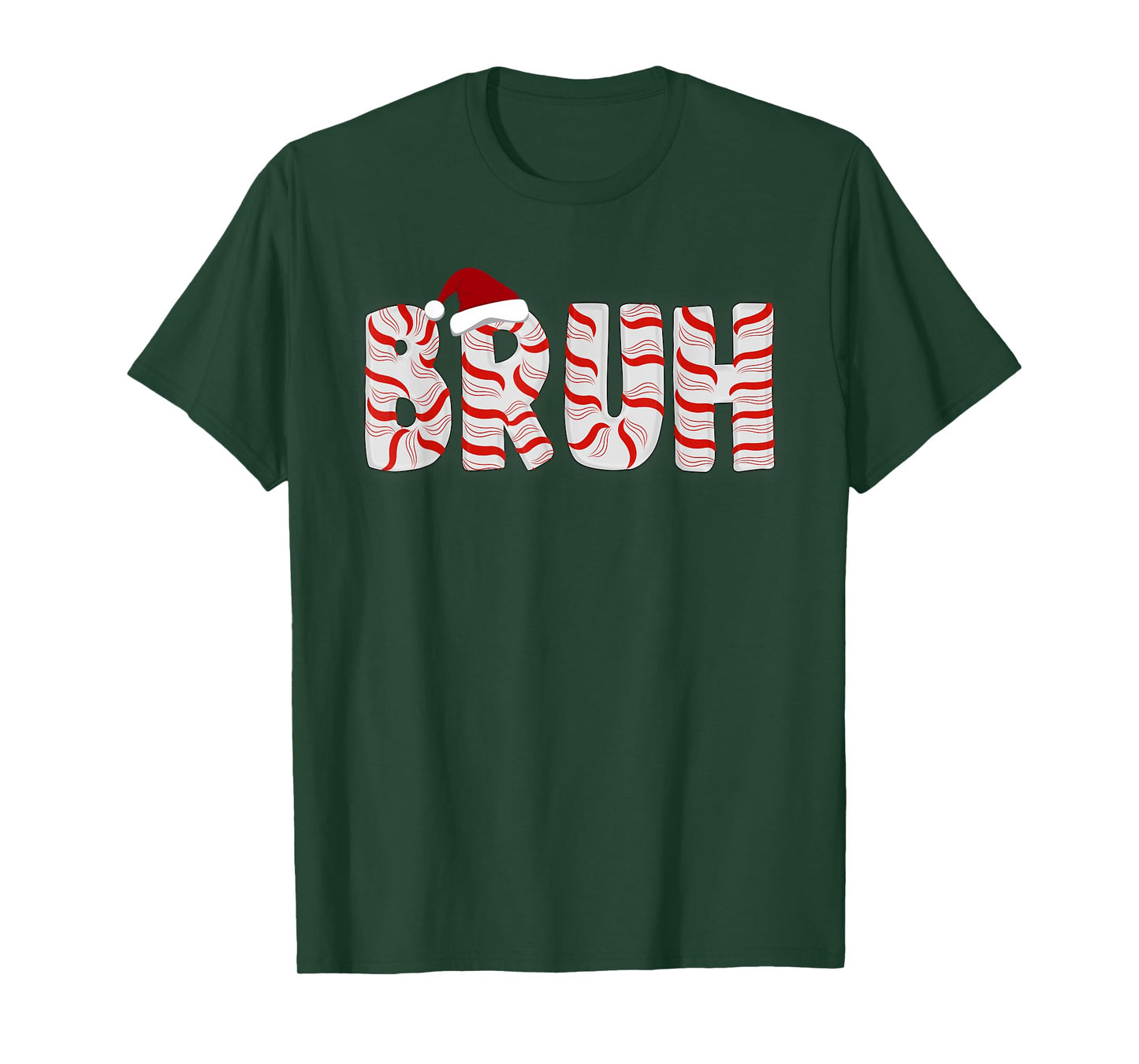 Candy Bruh Christmas Candy Cane for Kids Men Women Xmas Bruh T-Shirt