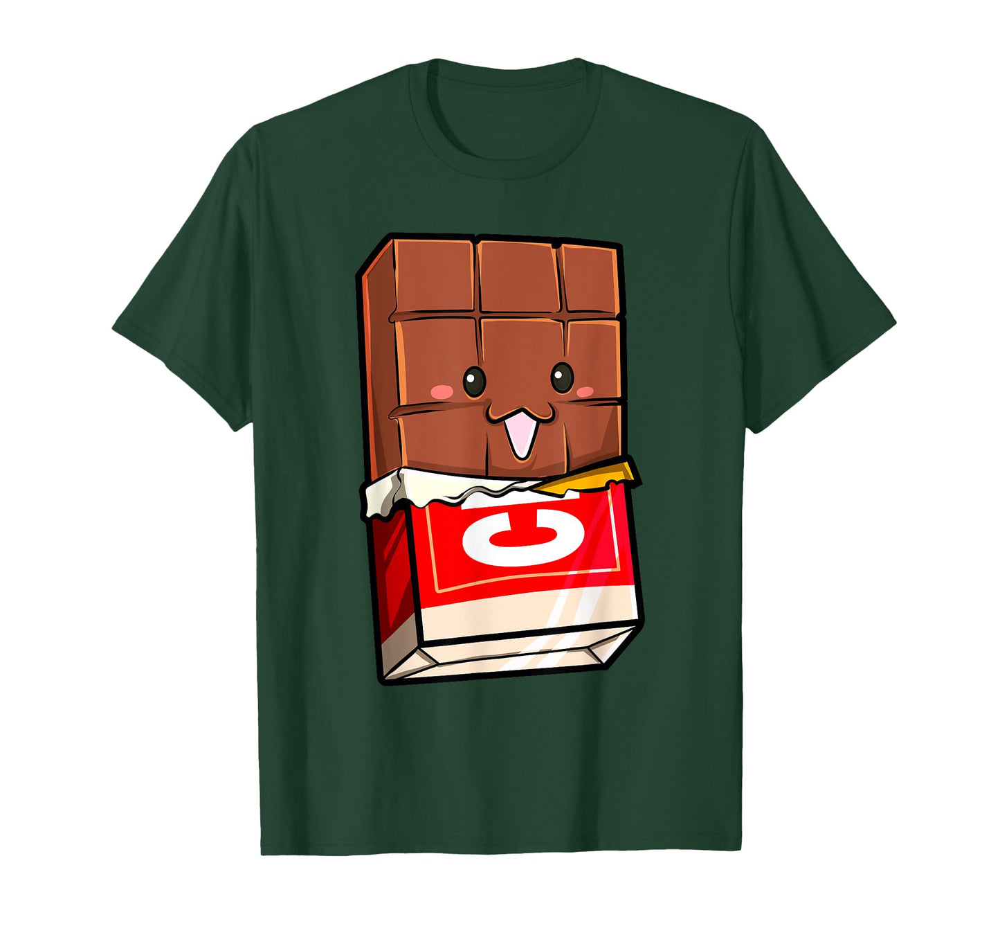 Kawaii Chocolate Bar Cute Smores Halloween Group Costume T-Shirt