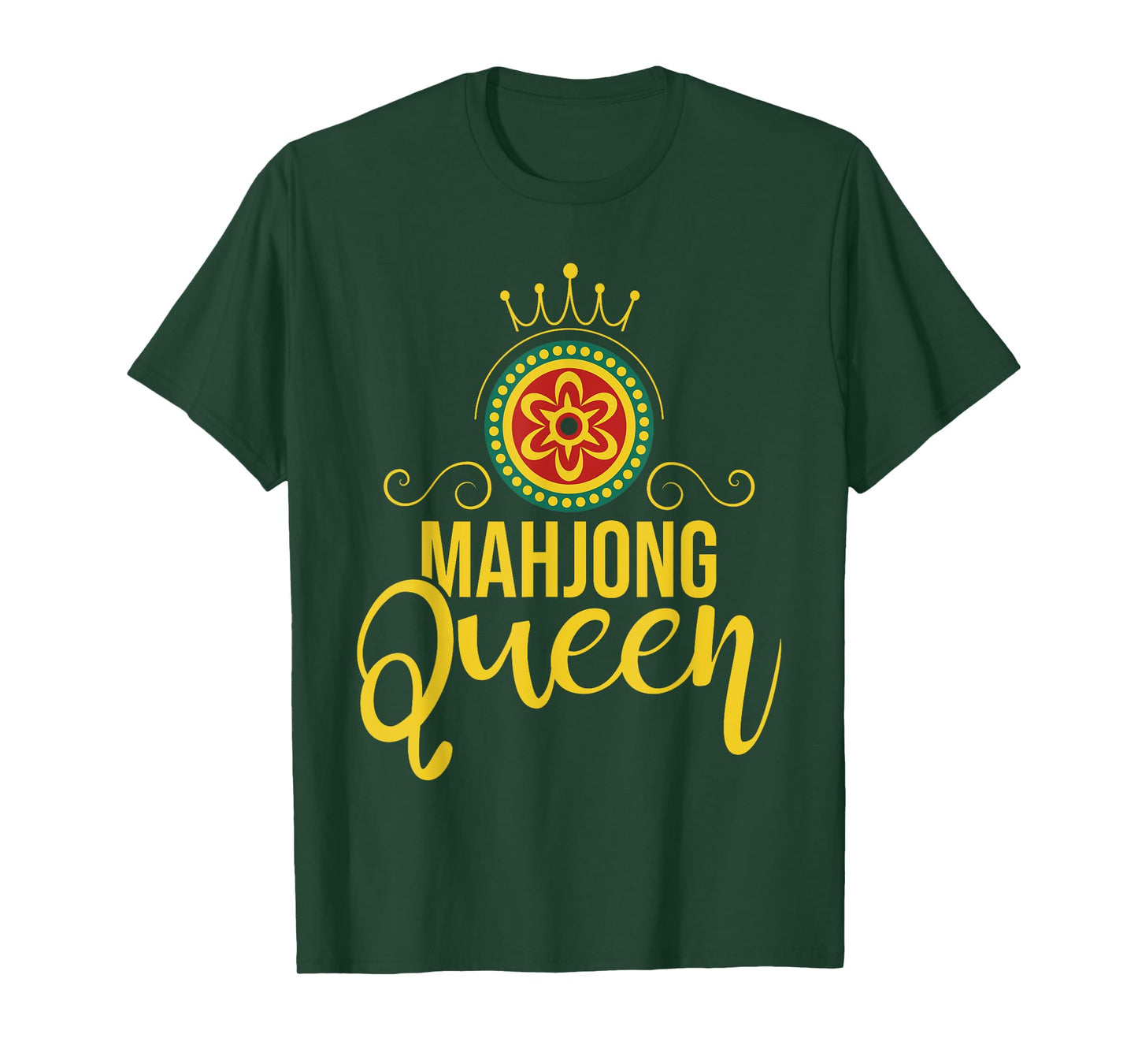 Mahjong Queen - Casino Player Chinese Game Gambling T-Shirt