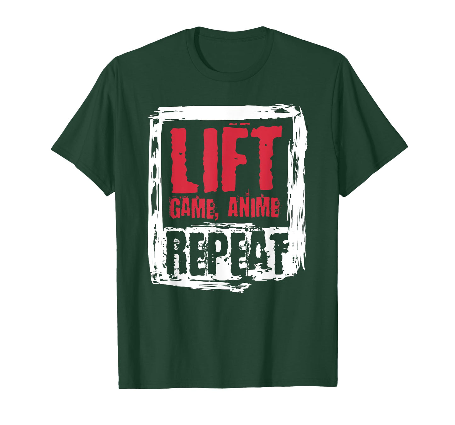 Lift Game Anime Repeat Workout Gym Gift T-Shirt