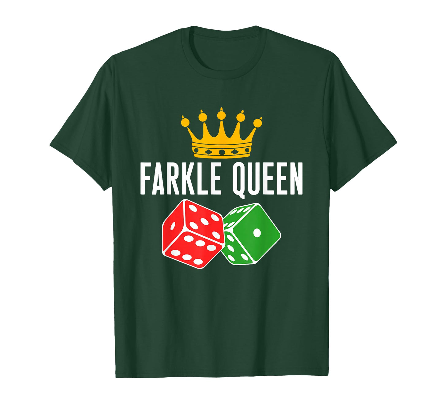 Farkle Queen Farkle Player Dice Game T-Shirt
