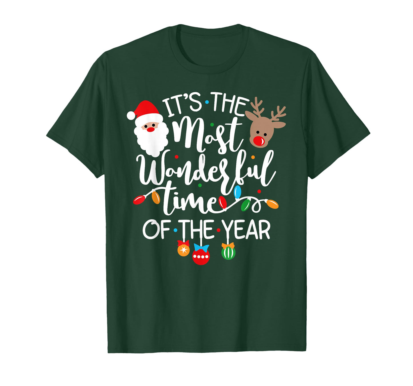 It's The Most Wonderful Time of The Year Christmas Pajama T-Shirt