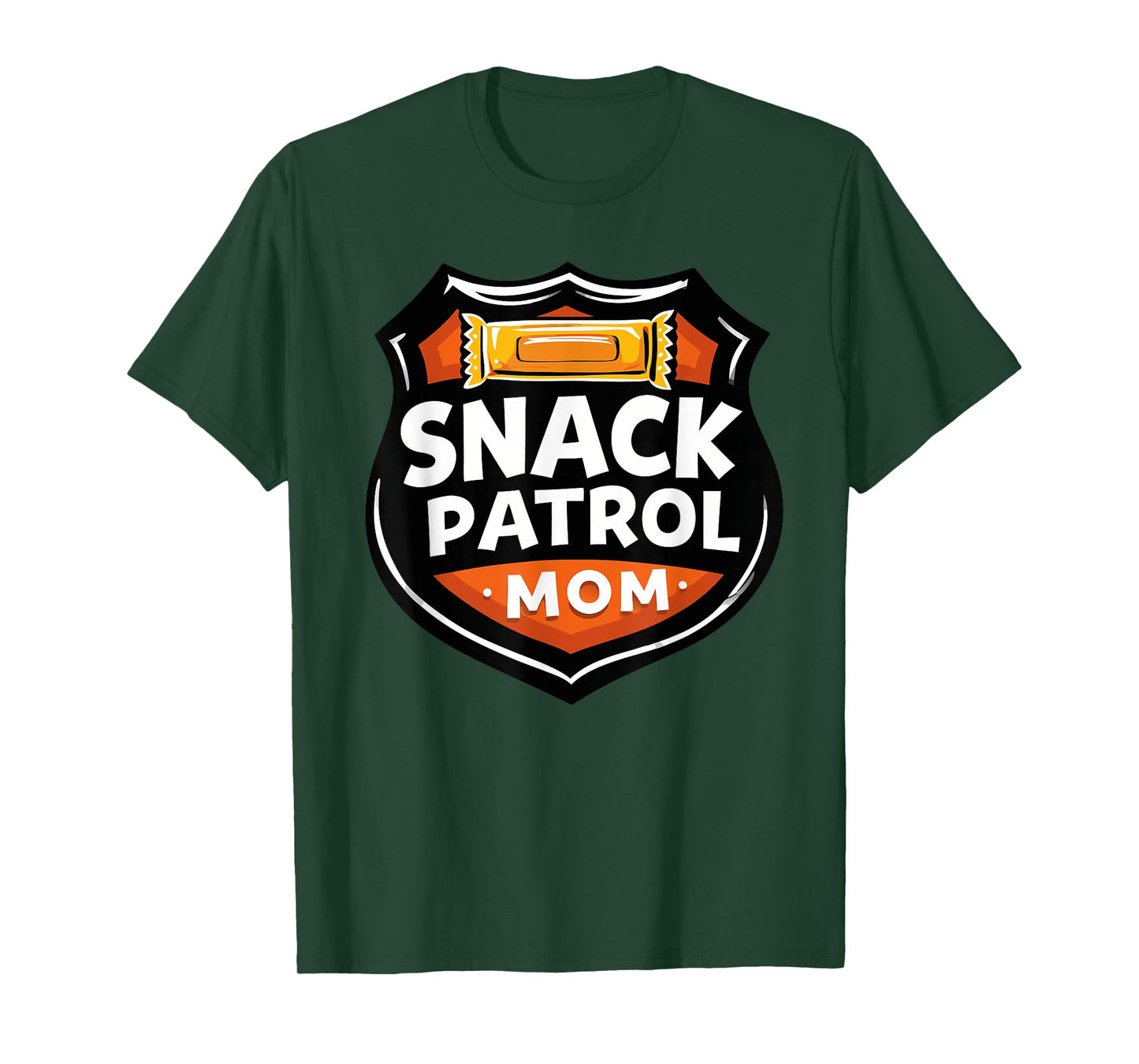 Snack Patrol Mom Halloween Badge T-Shirt