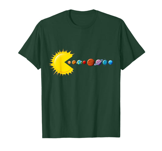 Funny Solar System - Astronauts Space Video Games T-Shirt