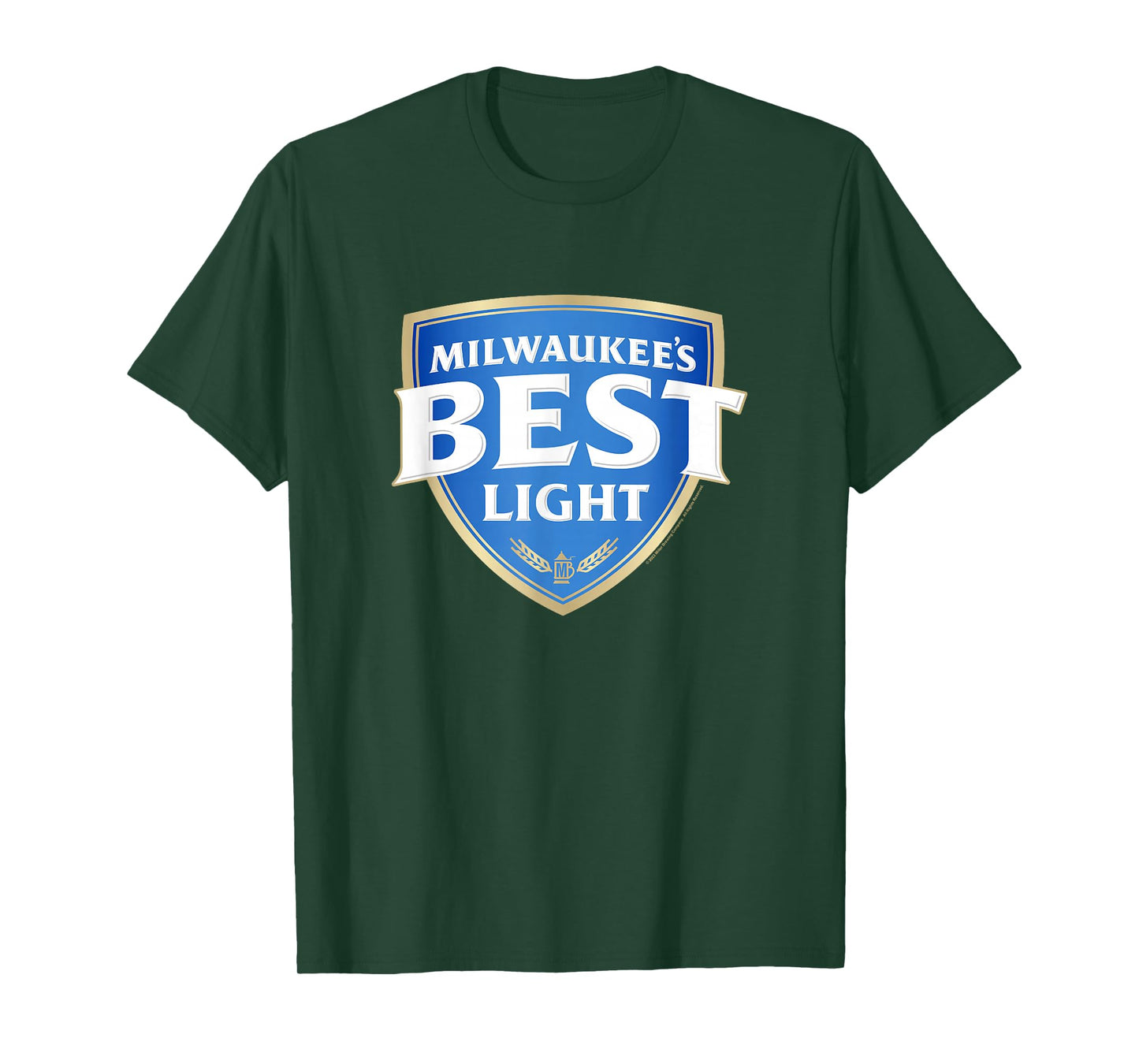 Coors Brewing Company Milwaukee's Best Light Shield Logo T-Shirt