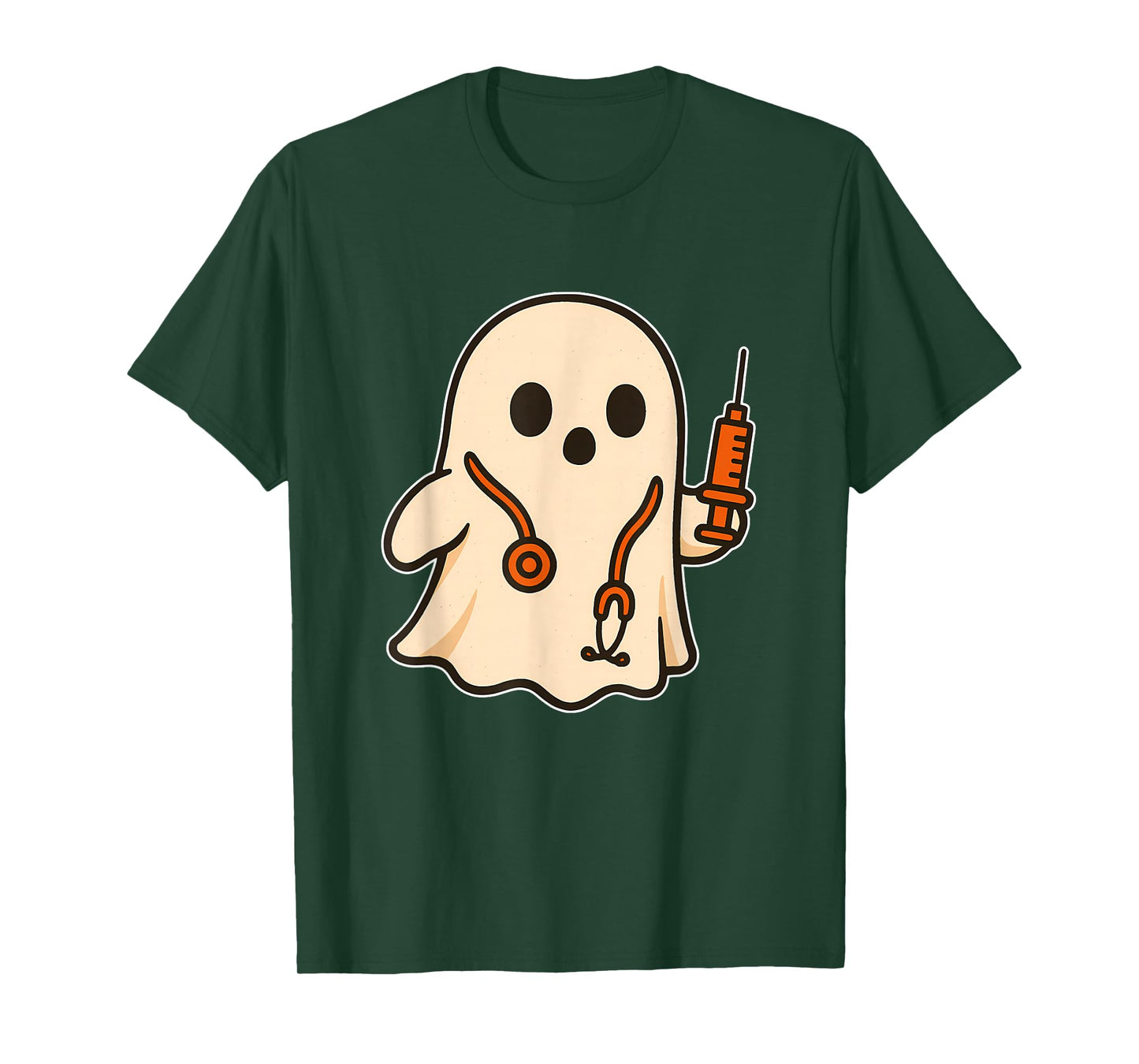 Doctor Ghost with Stethoscope T-Shirt