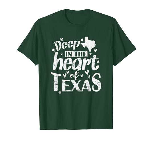 Deep in the Heart of Texas US State of the USA T-Shirt