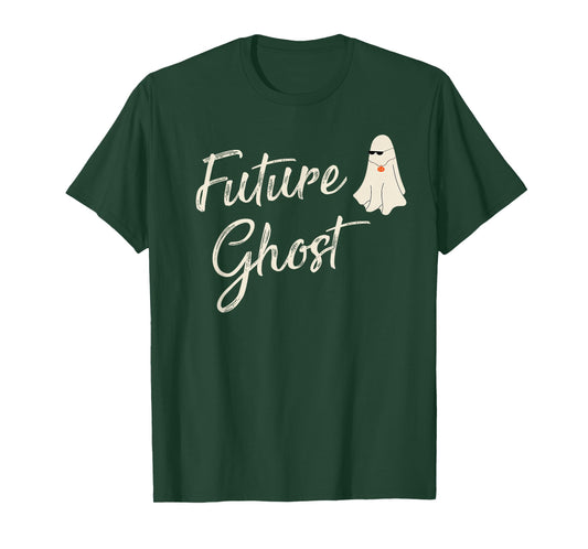 Future Ghost Funny Last Minute Retro Halloween Costume T-Shirt