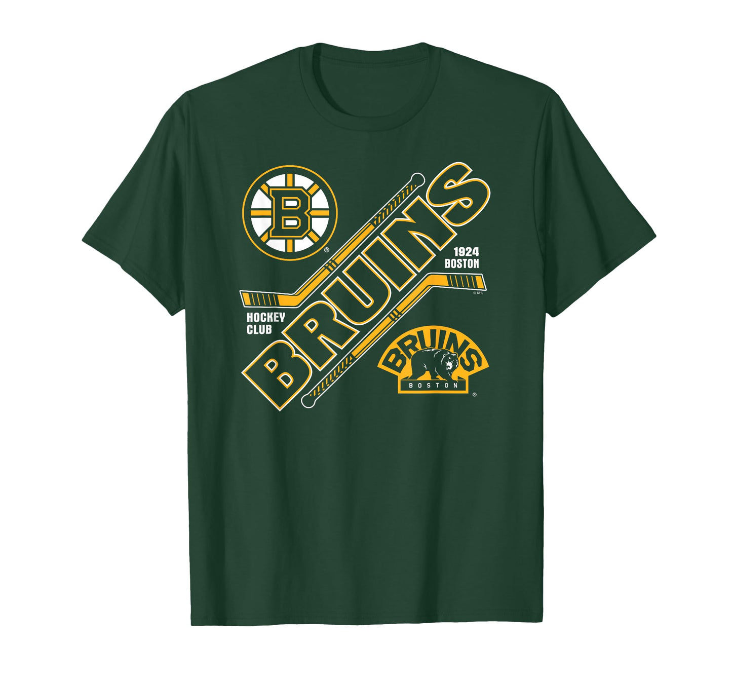 Boston Bruins Force Black Officially Licensed T-Shirt