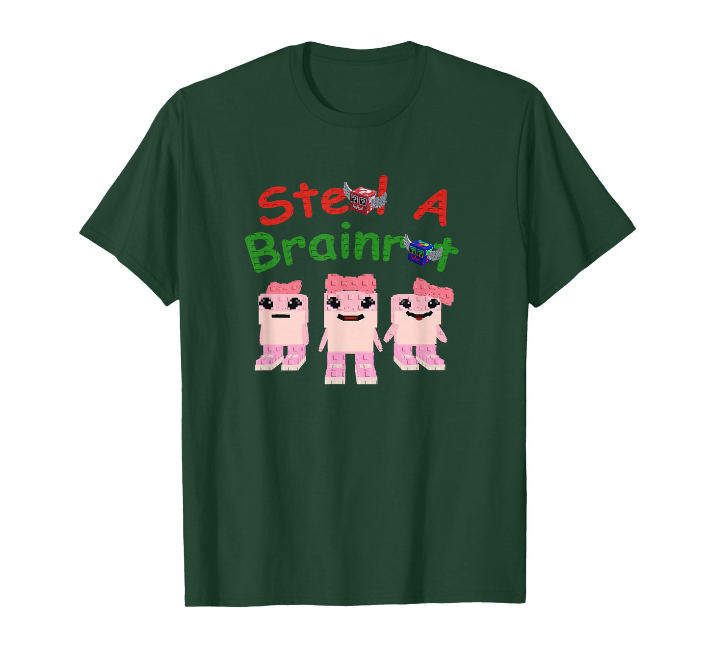 Steal A Brainrot Las Tralaleritas Gamer Design for Kids T-Shirt