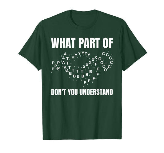 Marching Band Music What Part of Don't You Understand? T-Shirt
