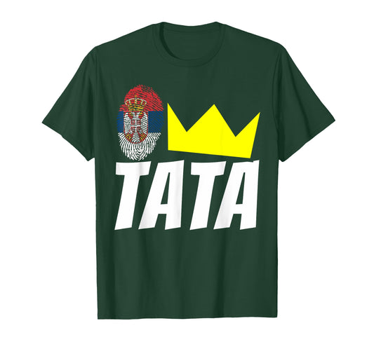 Serbia Tata Birthday Gift for Serbian Dad Otac T-Shirt