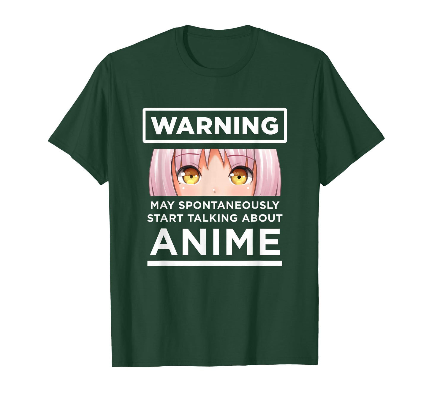 Warning May Spontaneously Start Talking About Anime T-Shirt