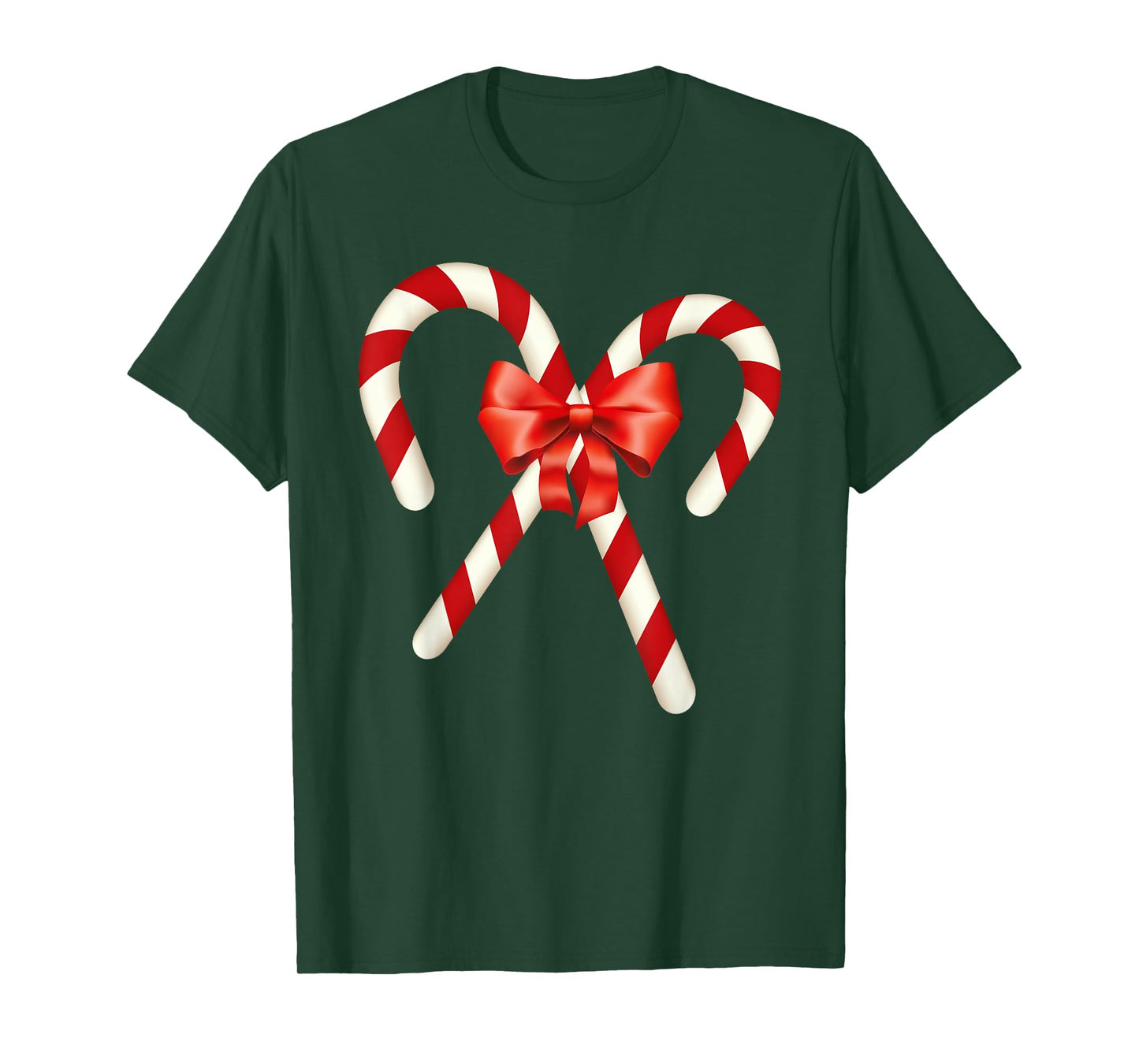 Candy Canes Christmas Shirt for Kids Candy Lover T-Shirt