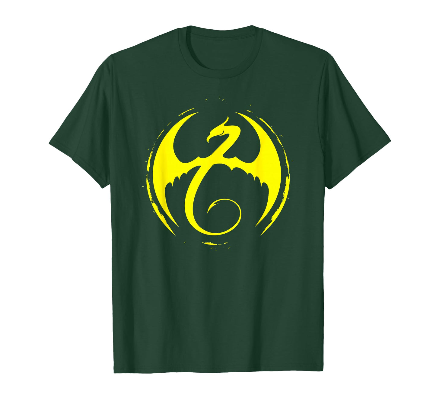 Marvel Iron Fist Classic Dragon Logo Graphic T-Shirt T-Shirt