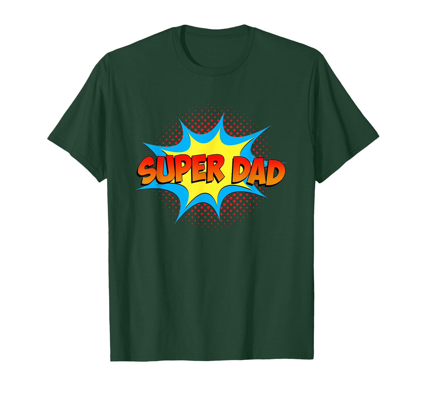 Super Dad Family Matching Superhero Comics Set Fathers Day T-Shirt