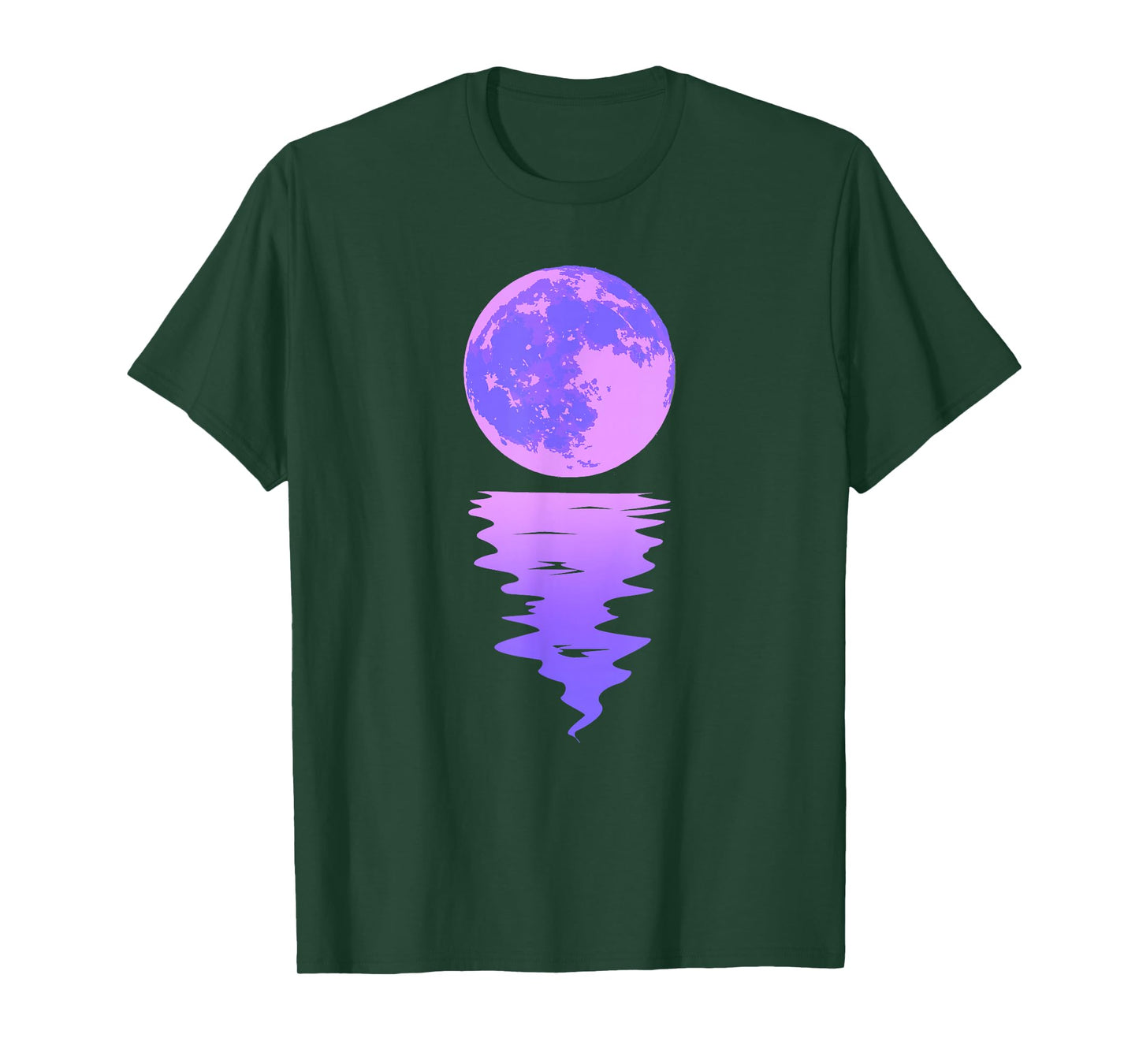 Vaporwave Aesthetic Purple Moon Pastel Moonlight Graphic T-Shirt