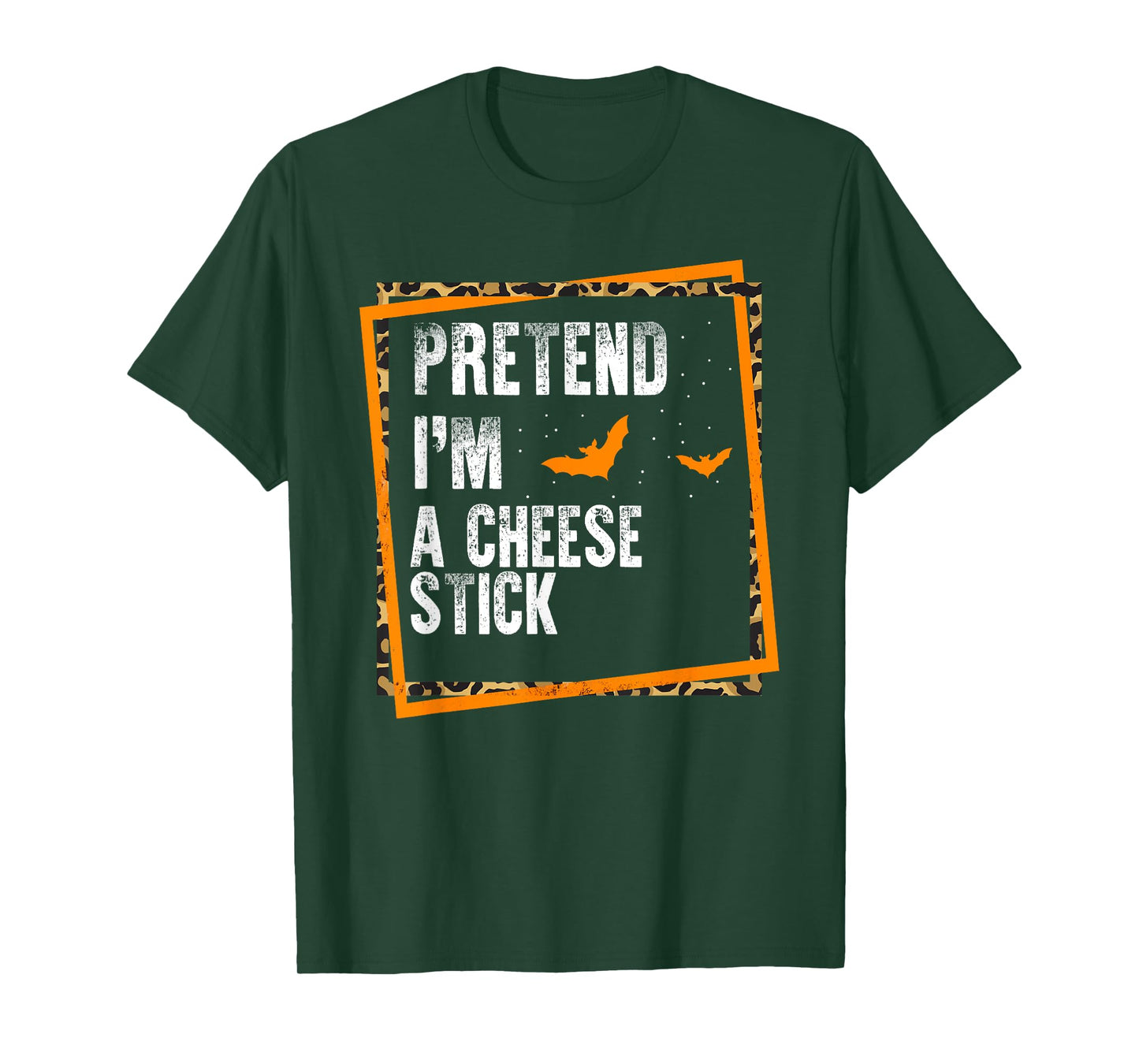 Pretend I'm A Cheese Stick Easy Lazy Halloween Costume Party T-Shirt