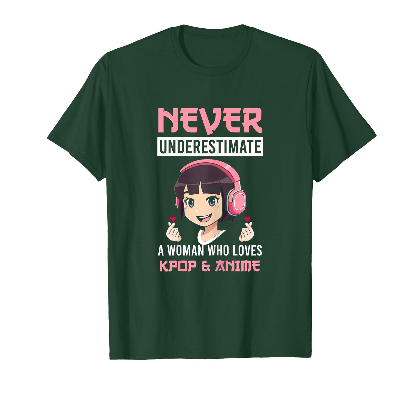 A Woman who Loves Kpop Anime Merch K-pop Merchandise Gift T-Shirt