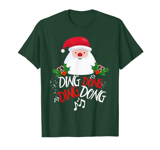 Funny Ding Dong Ding Dong Novelty Christmas T-Shirt