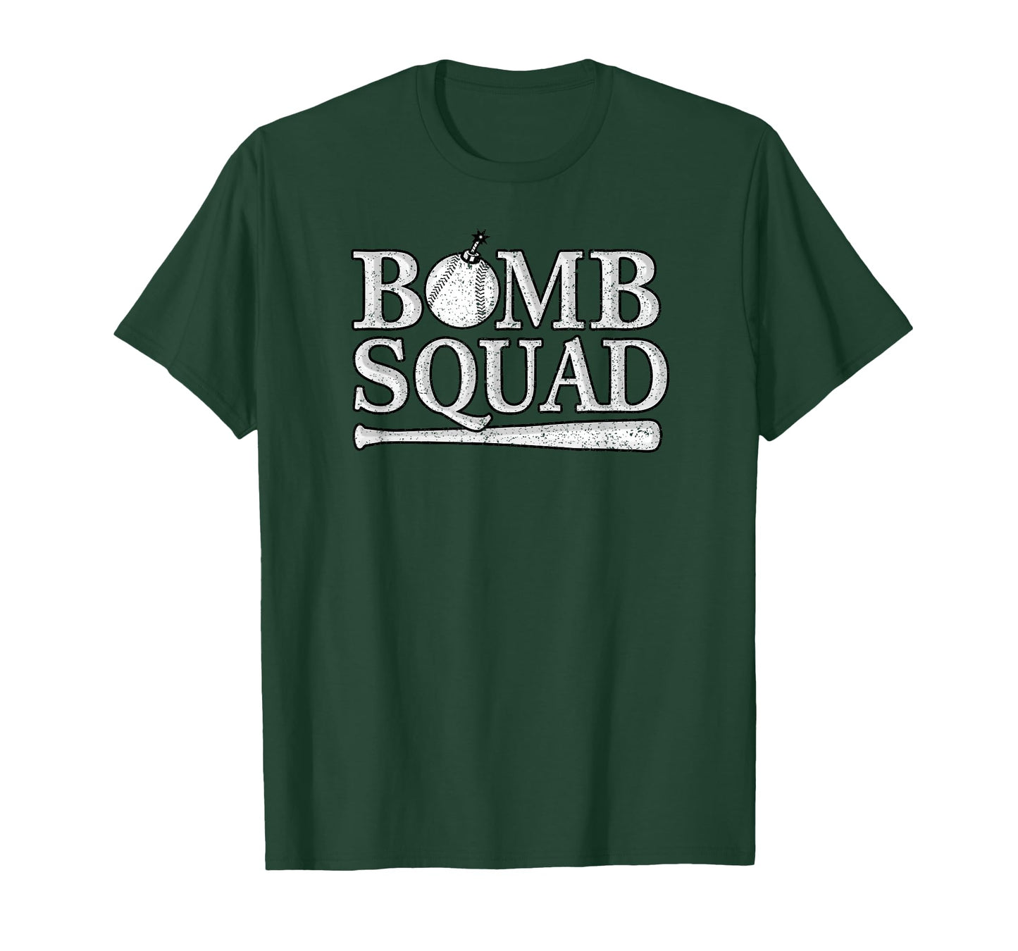 Vintage Bomb Squad Dinger Home Run Baseball Softball Hitting T-Shirt