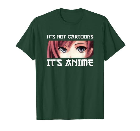 It's Not Cartoons It's Anime T-Shirt Small