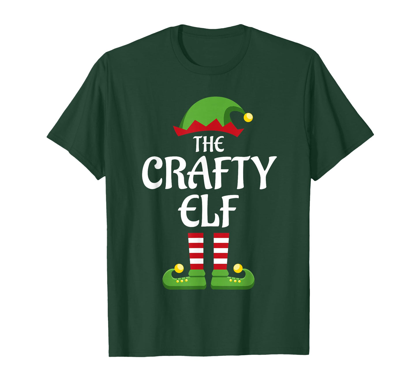 Crafty Elf Family Matching Group Christmas T-Shirt