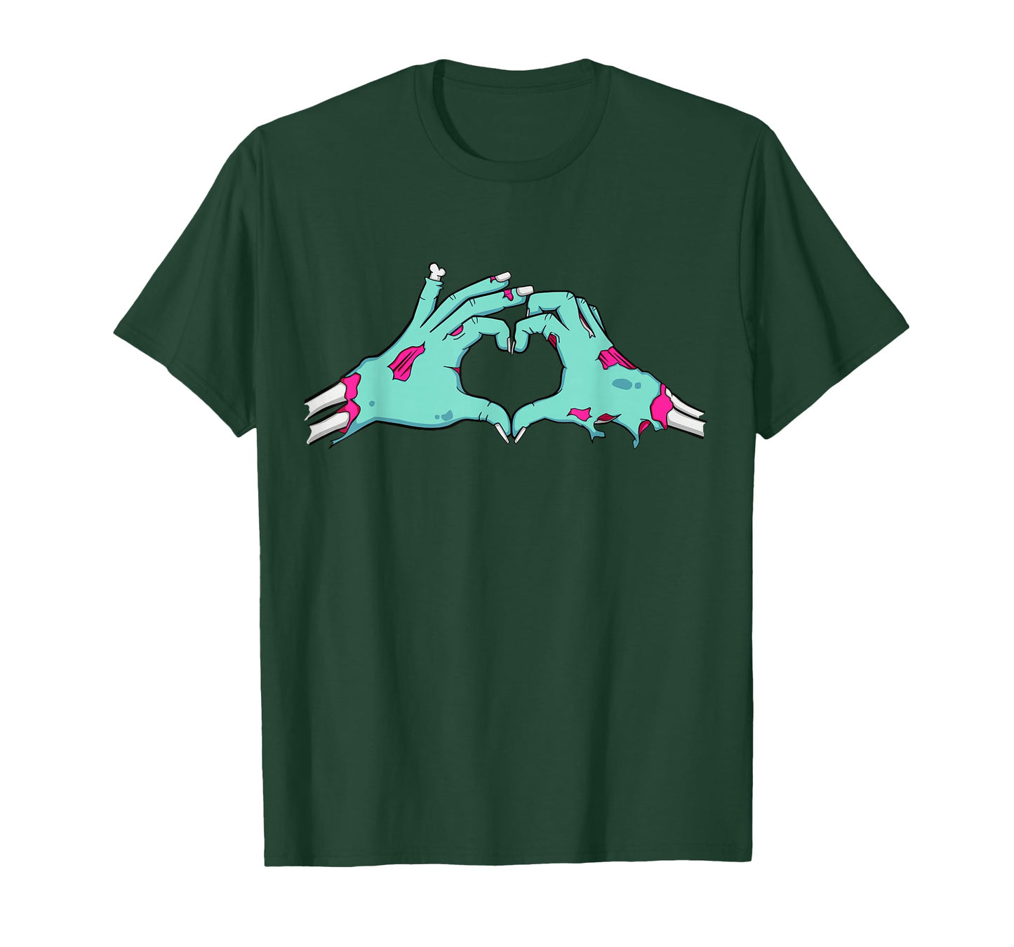 I Love Zombies T-Shirt Funny Horror Party Mens Womens Gift T-Shirt