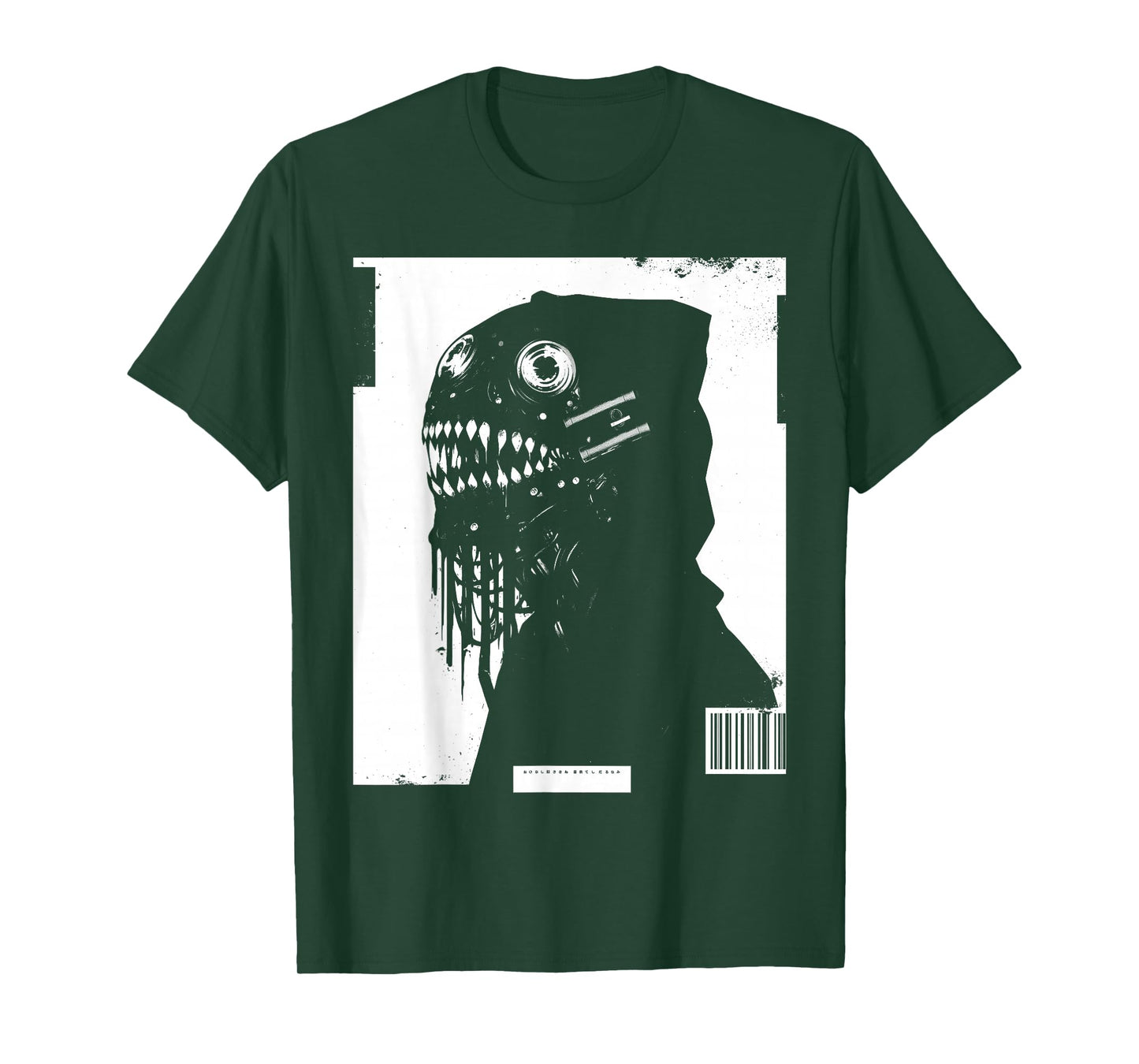 Horror Techwear Ghoul Futuristic Grunge Cybergoth Gothic T-Shirt