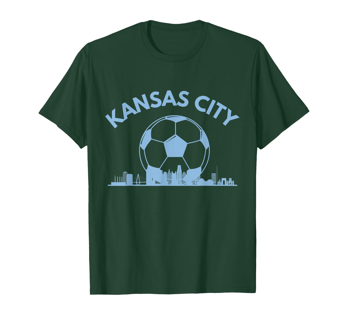 Kansas City Soccer & Skyline T-Shirt