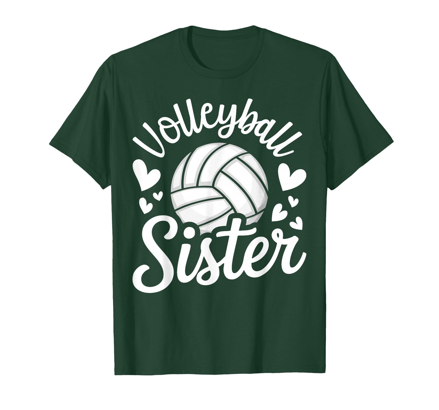 Cute Volleyball Sister Player T-Shirt