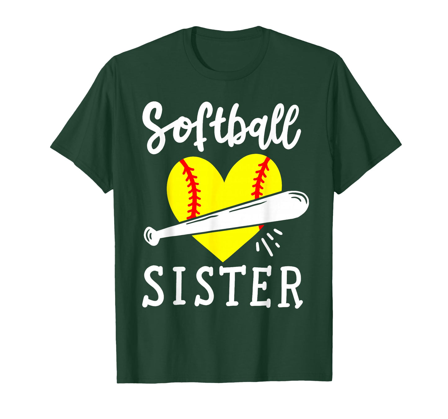 Softball Sister Softball Player T-Shirt