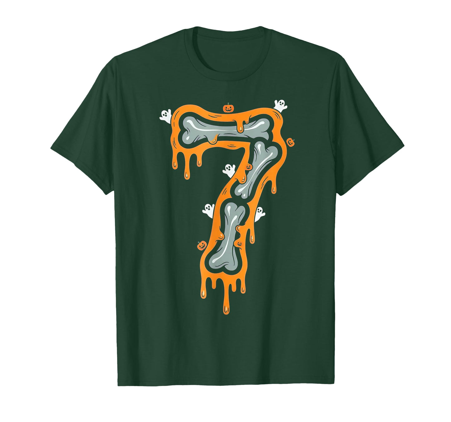 Six Seven Meme 6 7 Skeleton Halloween Costume Couple T-Shirt