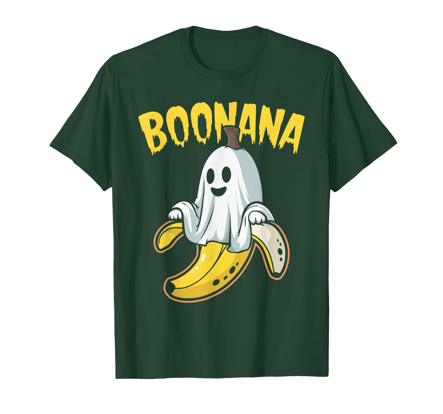 Boonana Cute Ghost Banana Halloween T-Shirt