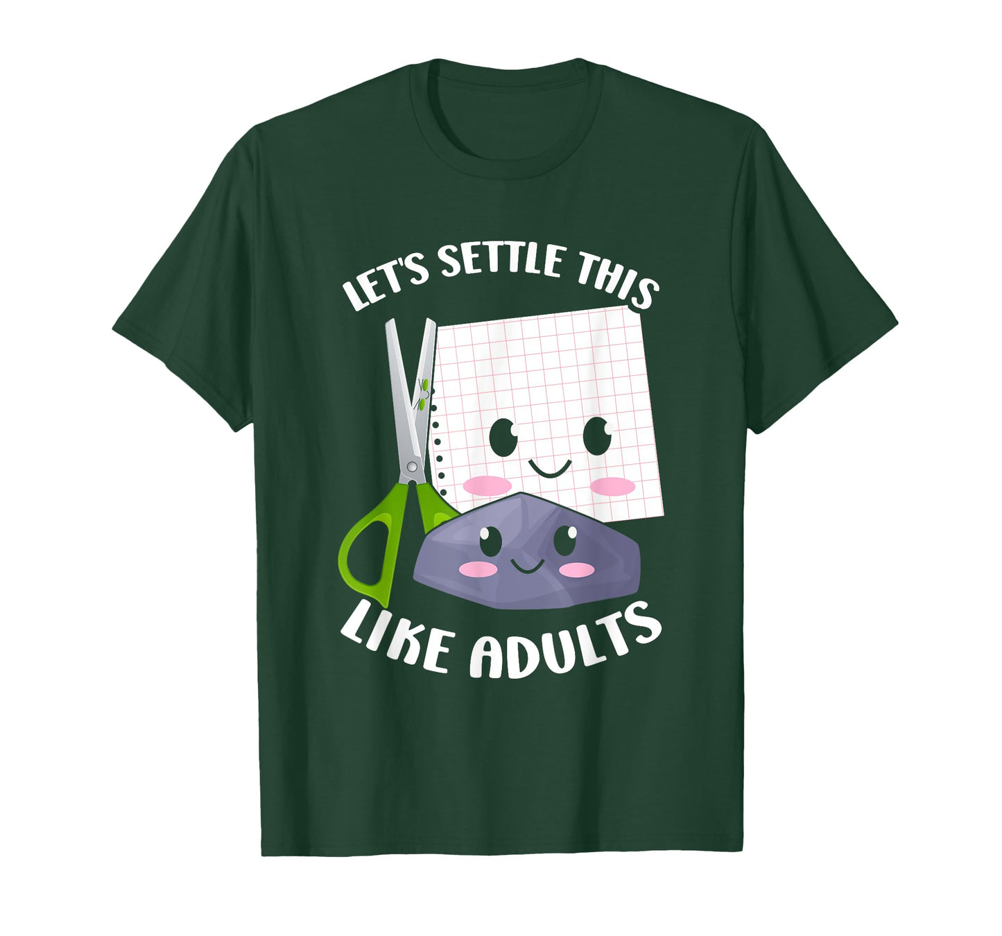 Rock Paper Scissors Funny Group Kawaii Halloween Costumes T-Shirt