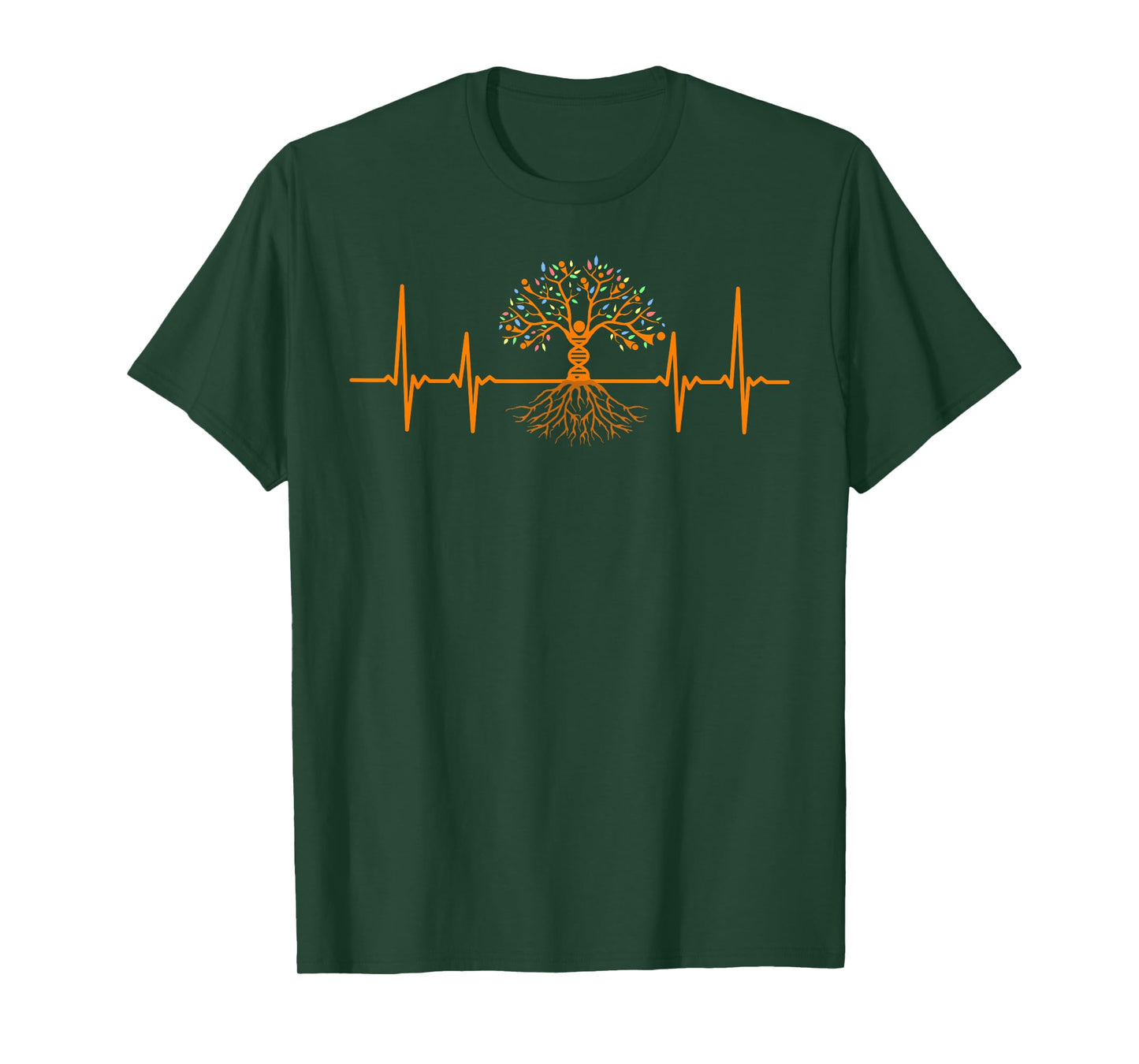 Heartbeat Genealogy T-Shirt