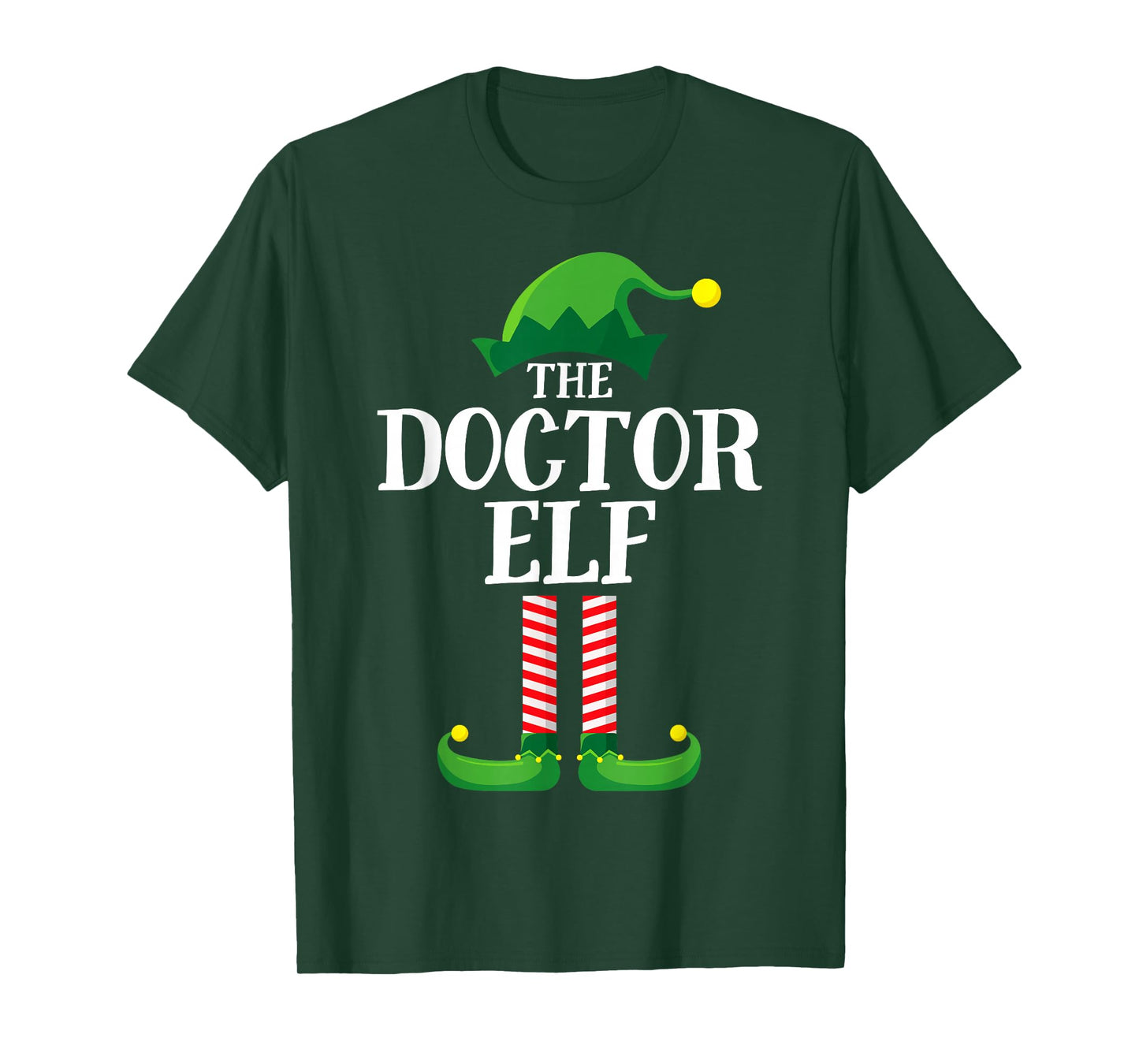 Doctor Elf Matching Family Group Christmas Party Pyjamas T-Shirt