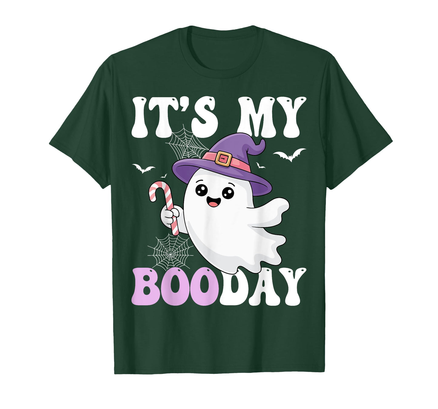 Its My Boo Day Cute Ghost Halloween Birthday Party T-Shirt