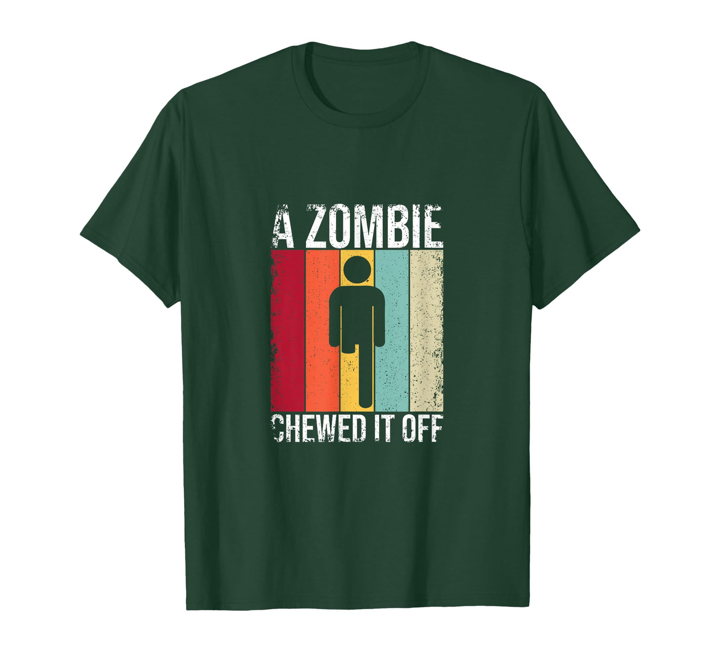 A Zombie Chewed It Off Funny Amputated Leg Amputee T-Shirt