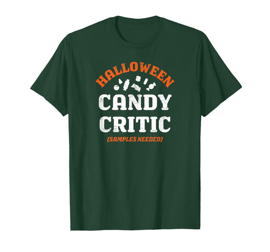 Funny Halloween Candy Critic Trick or Treating Treat Tester T-Shirt
