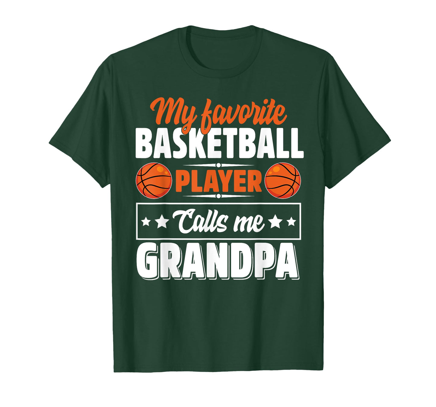 My Favorite Basketball Player Calls Me Grandpa Cute T-Shirt