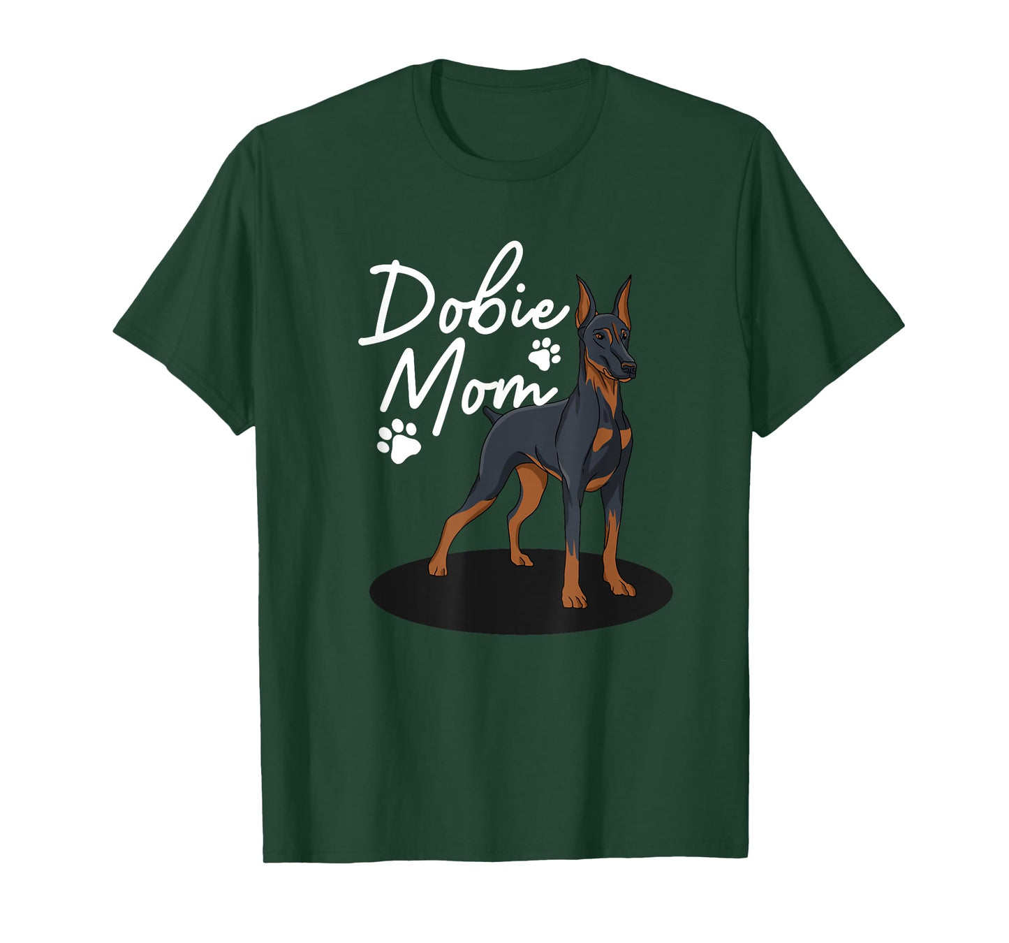 Cool Doberman Mom For Women Girls Mother Doberman Pinscher T-Shirt