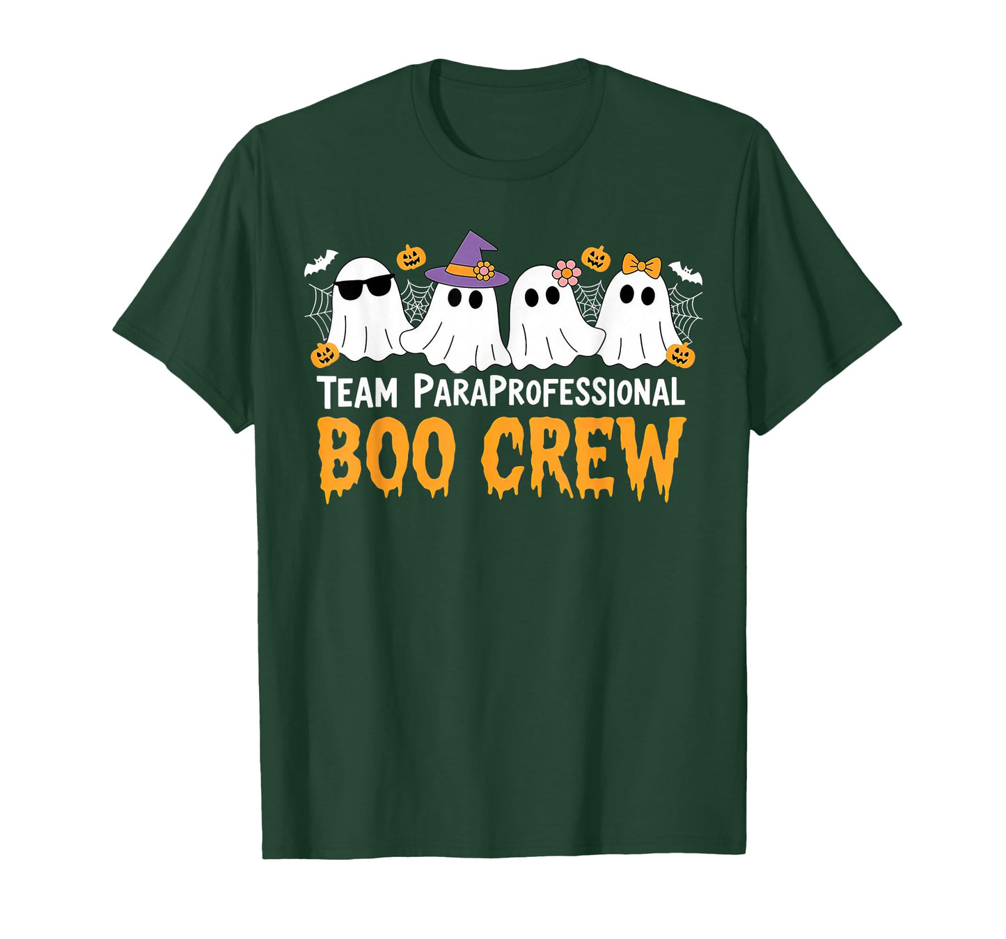 Halloween Team Paraprofessional Boo Crew para Costum T-Shirt