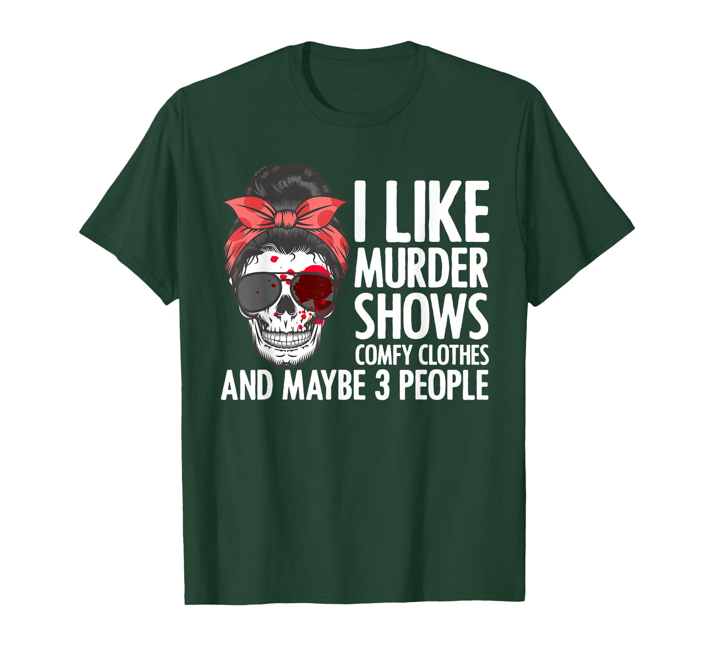Cool Murder Show Art For Men Women Murder Crime Investigator T-Shirt
