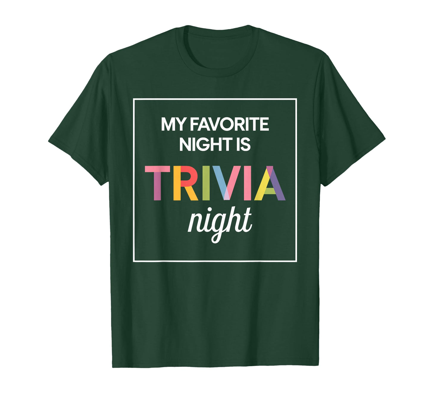 Funny Trivia Design For Men Women Trivia Night Trivia Lovers T-Shirt