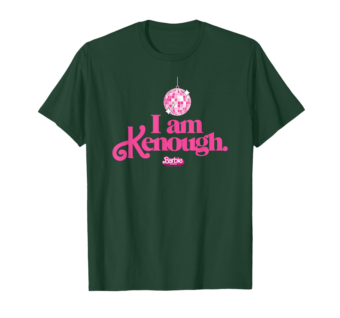 Barbie The Movie - I Am Kenough Disco Ball T-Shirt