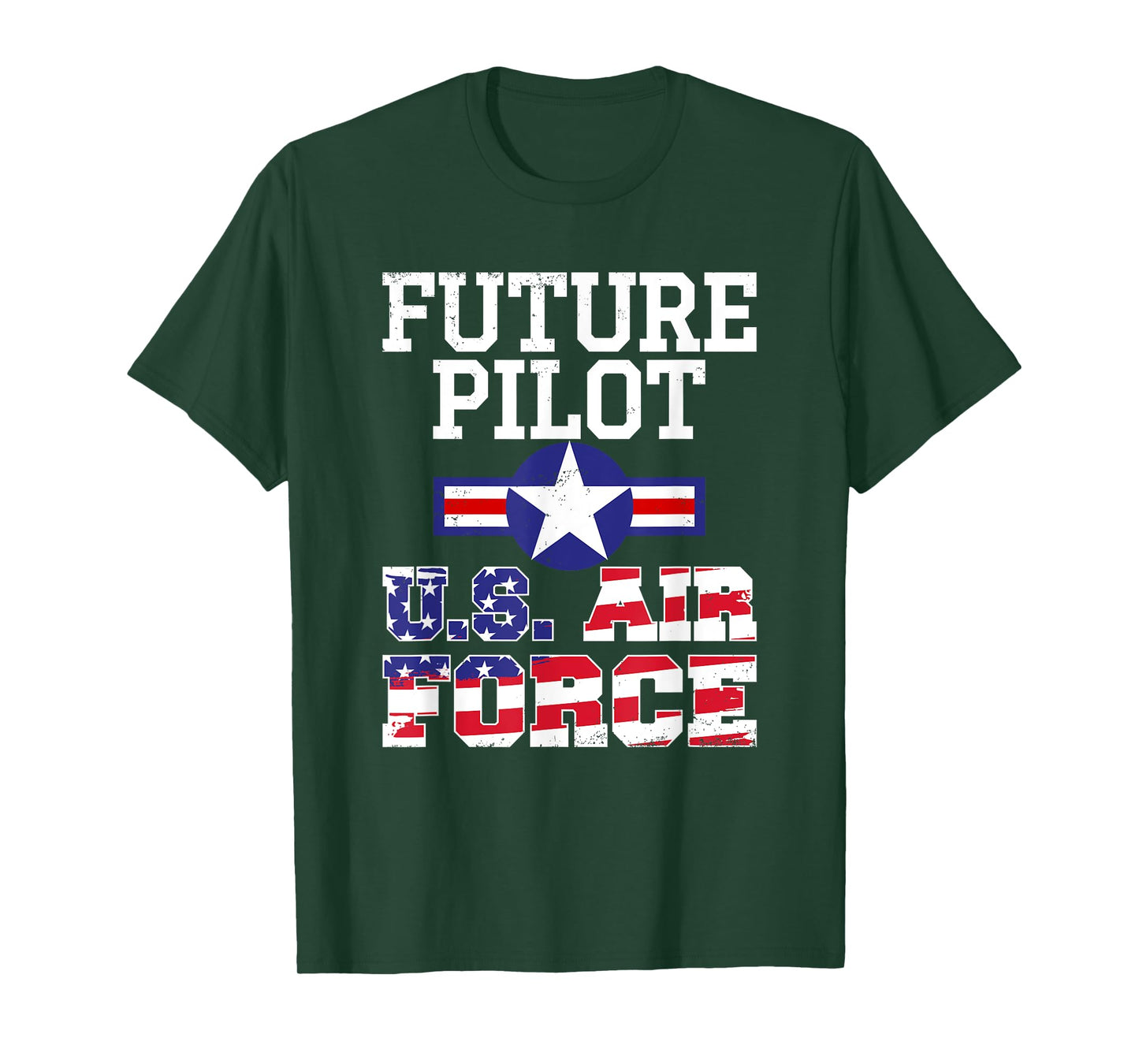 US Air Force Future Pilot Vintage silhouette T shirt T-Shirt