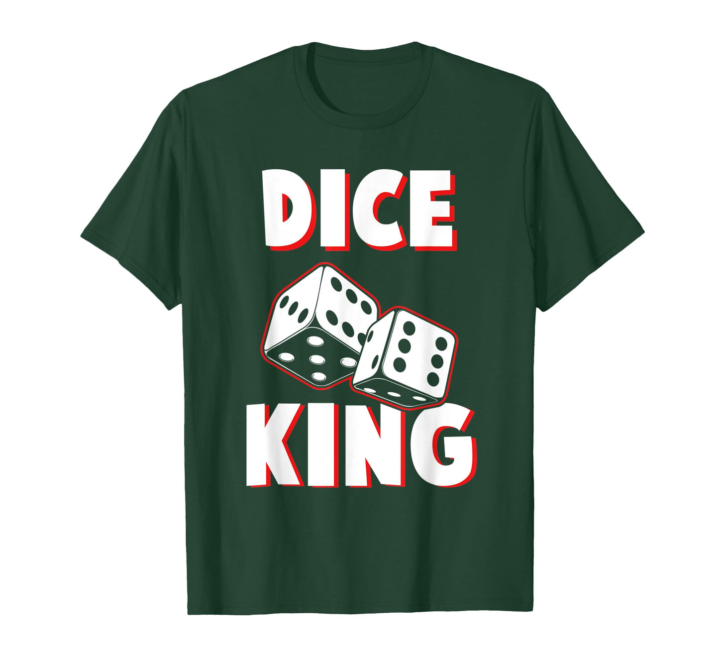 Dice King Funny Board Game Champion Geek T-Shirt