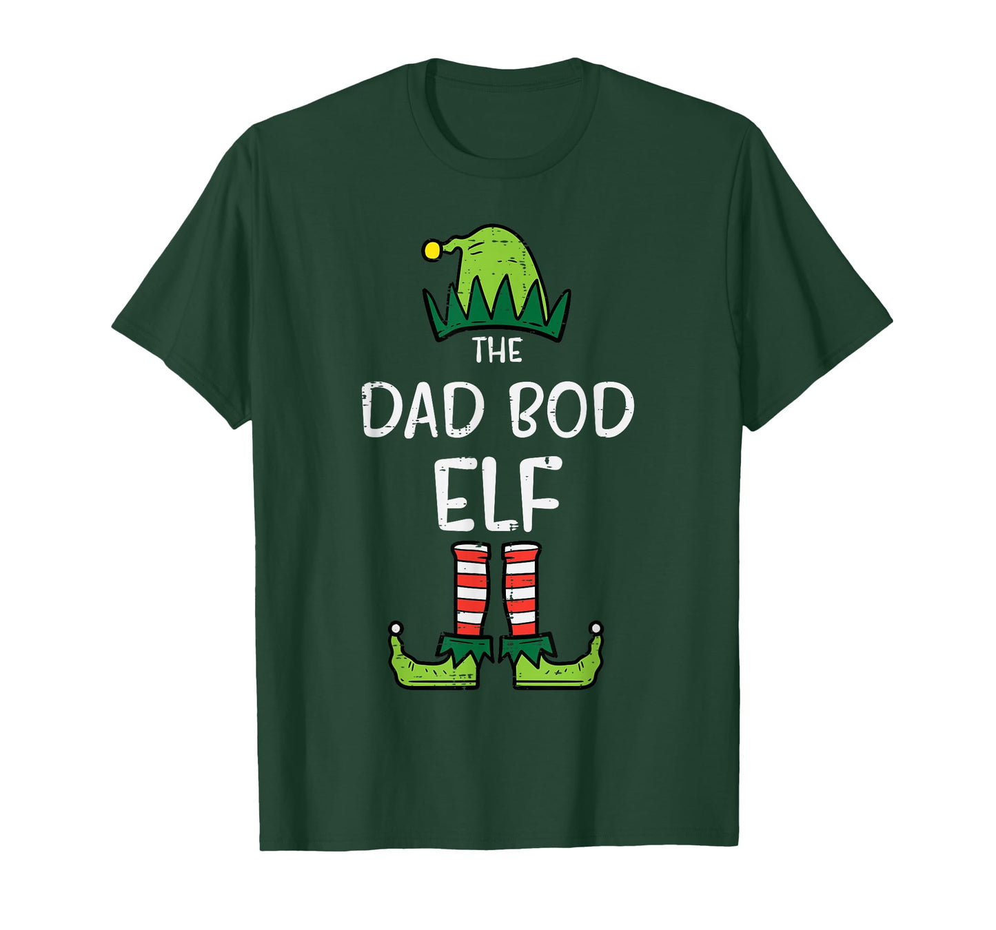 Dad Bod Elf Xmas Matching Christmas For Family Men Set T-Shirt
